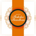 Indian rakshabandhan traditional festival greeting design background