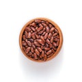 Indian Red Bean (Rajma, Chitra Pinto Bean, Red kidney Beans), Rajma in Pottery Royalty Free Stock Photo