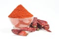 Red chili powder Royalty Free Stock Photo