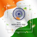 Indian republic day holiday background.