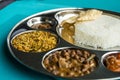 Indian restaurant and Indian specific food Royalty Free Stock Photo