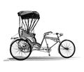 Indian rickshaw cycle Royalty Free Stock Photo
