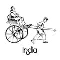 Indian rickshaw taxi bike