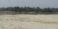 Indian river and huge sand slap