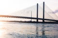 Indian river inlet bridge Royalty Free Stock Photo
