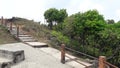 Indian road with sorounded by hill and green trees