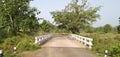 Indian roads with bridge and full of nature