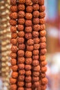 Prayer beads at Indian market Royalty Free Stock Photo