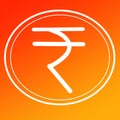 Indian Rupee Symbol Image Logo Background Banner