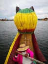 Indian`s strange boat, magical floating island