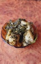 Indian saag recipe Fenugreek leave with potato