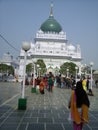 An Indian saint`s mazar where a lots of pilgrims come to visit.