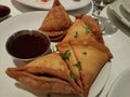 Indian Samosas Royalty Free Stock Photo