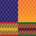 Indian Sari Design Royalty Free Stock Photo