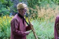 Indian Saxophone Player From The Bombay Baja Brass Band . Royalty Free Stock Photo