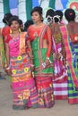 Indian schedule tribes traditional beautiful girls picture in jharkhand Jamshedpur tatanagar