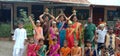 Indian school students celebrate thair festival