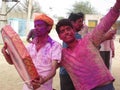 Indian Sekhawati Holi fastival Family pic