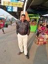 Indian senior male wearing Indian jackets