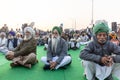 Indian Sikh farmer protest against the new farm law bill