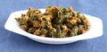 Indian Snack Palak Pakoda Royalty Free Stock Photo