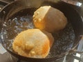 Indian special traditional spicy street food Kachori.