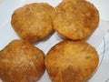 Indian special traditional spicy street food Kachori.