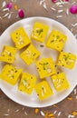 Indian Special Traditional Sweet Food Soan Papdi