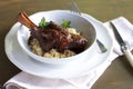 Braised Lamb Shank Royalty Free Stock Photo