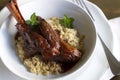 Braised Lamb Shank Royalty Free Stock Photo