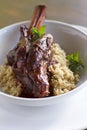 Braised Lamb Shank Royalty Free Stock Photo