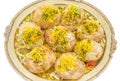 Indian Spicy Chaat Item Sev Puri Royalty Free Stock Photo