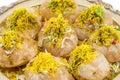 Indian Spicy Chaat Item Sev Puri Royalty Free Stock Photo