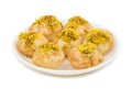 Indian Spicy Chaat Item Sev Puri Royalty Free Stock Photo