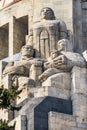 Indian Statues 1910 Revolution Monument Mexico City Mexico Royalty Free Stock Photo
