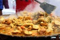 Indian street Food: Chicken dish Royalty Free Stock Photo