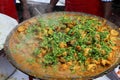 Indian street Food: Chicken dish Royalty Free Stock Photo