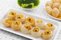 Indian Street Food Pani Puri Royalty Free Stock Photo