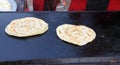Indian street Food: Parantha (Fried bread) Royalty Free Stock Photo