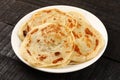 Indian street food -Paratha Royalty Free Stock Photo