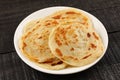 Indian street food paratha, Royalty Free Stock Photo