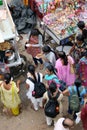 Indian street food scene Royalty Free Stock Photo