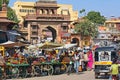 Indian street market