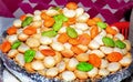 Indian street snack Paanipoori puchka golgappe Royalty Free Stock Photo