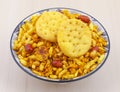 Indian Street Spicy Food Bhel Puri Royalty Free Stock Photo