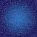 Indian style blue seamless pattern wallpaper Royalty Free Stock Photo