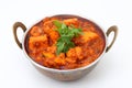 INDIAN STYLE COTTAGE CHEESE VEGETARIAN CURRY DISH. Kadai Paneer - traditional Indian food Royalty Free Stock Photo