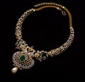 Indian style Diamond, Gold & Pearl Jewelry