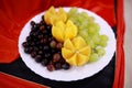 Indian Style Mixed Fruit and Vegetable Salad . Healthy Food Recipe . Royalty Free Stock Photo