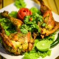 Indian style tandoori chicken